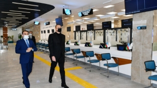 Dövlət başçısı Gəncədə “ASAN xidmət” Mərkəzinin açılışını edib  - FOTO