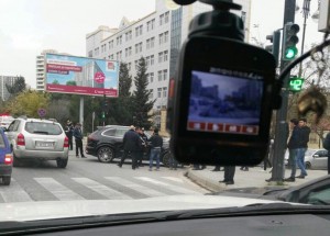 Yük maşını zəncirvari qəza törətdi: prospekt bağlandı - FOTO