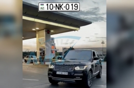 Bakıda "Range Rover" sürücüsü 800 manatlıq qayda pozdu  - VİDEO