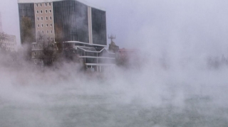 Rusiyada radiasiya dumanının drondan görüntüsü - VİDEO 