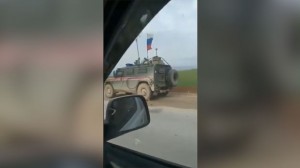 ABŞ və Rusiya zirehli maşınları arasında insident  - VİDEO