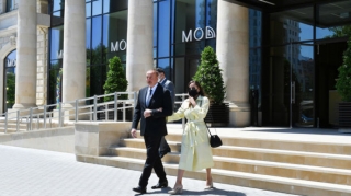 İlham Əliyev və Mehriban Əliyeva Bakıda açılış mərasimində   - FOTO