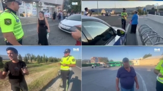 Səbaildə yol polisi piyadalara qarşı reyd keçirdi – VİDEO 