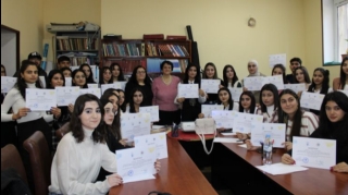  “Nurlu Sabah Gənclərə Qayğı” İctimai Birliyi tələbələrlə görüş keçirdi   - FOTO