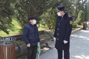 Mingəçevirdə karantin rejiminə əməl etməyən şəxslərə xəbərdarlıq edilib - FOTO