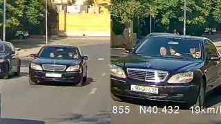Bakıda iki azyaşlının həyatı riskə atıldı:  Biri qucaqda, digəri ayaqüstə daşındı  - VİDEO