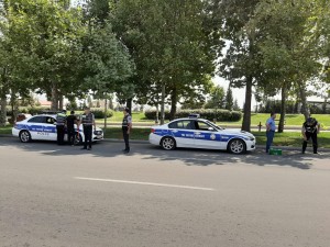 Şəmkir yol polisi "Təmiz hava" aylığı ilə bağlı reyd keçirib - FOTO