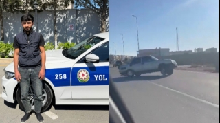 Toy karvanında "avtoşluq" edib təhlükə yaradan sürücü həbs edildi - VİDEO