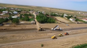 Bəhrəmtəpə-Biləsuvar avtomobil yolu yenidən qurulur - FOTO