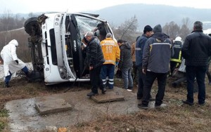 Yasdan qayıdanlar qəzaya düşdülər - 19 yaralı