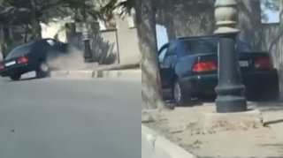 Avtoxuliqanlğın səbəb olduğu qəzanın görüntüləri yayıldı - ANBAAN VİDEO 