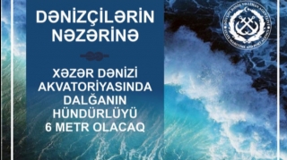Kəskin hava şəraiti ilə bağlı gəmilərə XƏBƏRDARLIQ - FOTO 