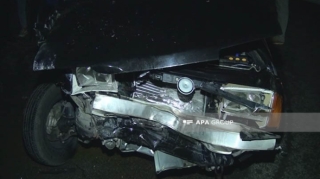 Zaqatalada minik avtomobilləri toqquşdu, 5 nəfər xəsarət aldı   - FOTO