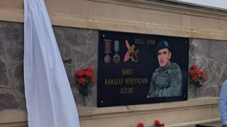 Antiterror tədbirləri zamanı şəhid olan Ramazan Hüseynzadənin adı küçəyə verildi - FOTO