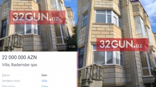 Bakının ən bahalı mülklərindən biri satışa çıxarıldı:  22 milyon manata villa 