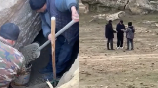 Qaradağda tarixi-mədəni abidələrə ziyan vurdular - VİDEO 