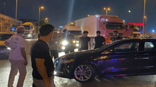 "Baku Bus"ın avtobusu ilə minik maşını toqquşub - FOTO 