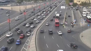 Bakının bir sıra yollarında tıxac yaranıb 