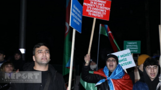 Xankəndi-Laçın yolunda keçirilən etiraz aksiyası doqquz gündür davam edir - VIDEO 