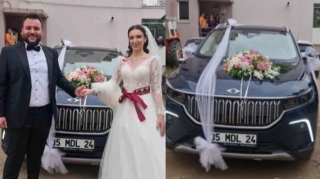 “Togg” gəlin maşını oldu   - VİDEO