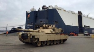 Amerika tankları təlimlərdə iştirak etmək üçün Gürcüstana gətirilib