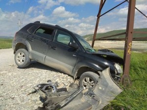 Sürücü sükan arxasında yuxuladı, ailəsi ilə qəzaya düşdü - FOTO