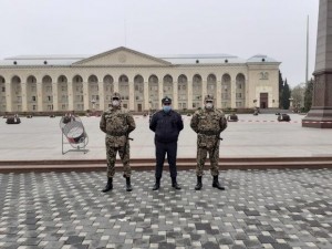 Koronavirusa görə Daxili Qoşunlar Gəncə küçələrinə çıxarıldı - FOTO