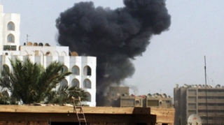 İraqda hava limanında yanğın olub