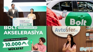 Xanım taksi sürücsü “Bolt”un müsabiqəsində qalib gəldi; 7 min manat udub öz işini qurdu - VİDEO 