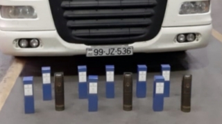 Yük avtomobilindən qanunsuz spirtli içkilər aşkarlanıb - FOTO 