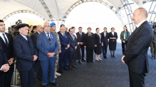 Prezident və birinci xanım Qubadlı ictimaiyyətinin nümayəndələri ilə görüşüblər