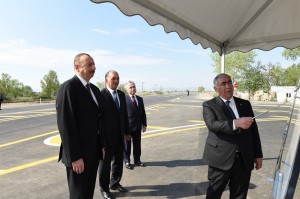 Prezident daha bir avtomobil yolunun açılışında iştirak edib