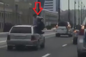 Bakıda toy karvanında nəfəs kəsən anlar yaşanıb - VİDEO