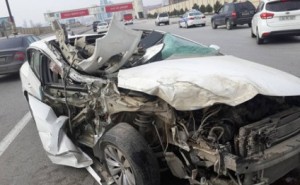 Sumqayıtda iki "Hyundai" toqquşdu: 2 ölü, 3 yaralı