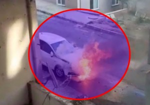 Avtomobili binanın qarşısında park edib evə getdi: qayıdanda şoka düşdü - VİDEO