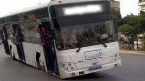 Onlarla insanı ölümlə üz-üzə qoyan avtobus - ŞOK VİDEO