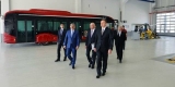 Prezident İlham Əliyev "BakuBus"-da - FOTO