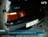 İki avtomobil toqquşdu: 1 ölü, 2 yaralı – FOTO+VİDEO