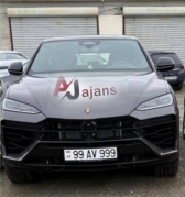 99-AV-999 nömrəli "Lamborghini" saxlanıldı - Avtoxuliqanlığın özəl görüntüləri - VİDEO 