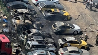 Cərimə meydançasında yanğın:  azı 9 avtomobil yanıb – VİDEO 