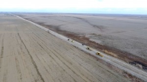 Kürdəmirdə 3 kəndi birləşdirən 18 km-lik avtomobil yolu yenidən qurulur - FOTO