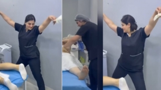 Шокирующие кадры в бакинской клинике:  хирург развлекается во время операции - ВИДЕО 