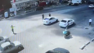 В связи с пожаром в торговом центре «Садарак» на дорогах принимаются меры безопасности - ВИДЕО