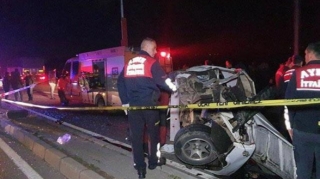 Türkiyədə ağır qəza, 2 nəfər öldü 