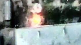 Ağdərədə erməni sakinlər kütləvi şəkildə evləri yandırır   - VİDEO