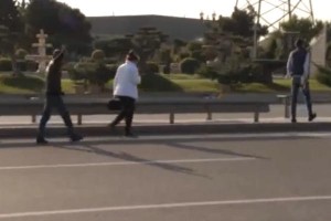 Bu yol sakinlər üçün təhlükə saçır - VİDEO