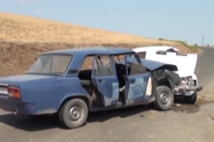 Ağdaşda yol qəzası baş verib, iki nəfər yaralanıb