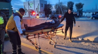 Ucarda TIR piyadanı vurub öldürdü  - FOTO