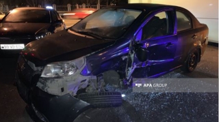 Paytaxtda “Lada” və “Saipa” toqquşdu  - FOTO
