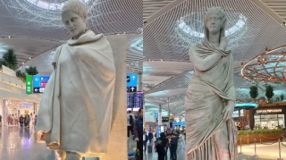 İstanbul aeroportundakı zəhlətökənlər - FOTO